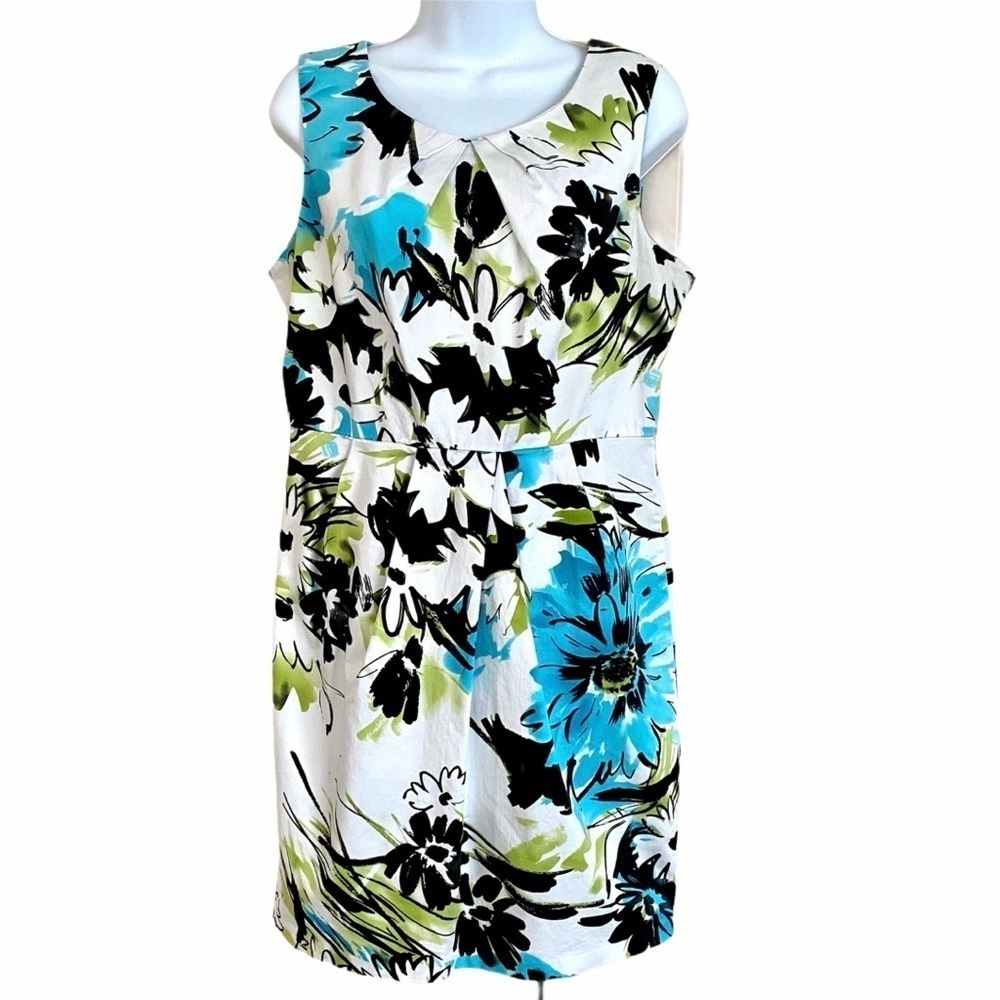 Sleeveless Botanical Cotton Dress 11/12 Jr Floral Summer Casual Vacation